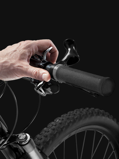 Pair of Handles Biking Contoured Spirgrips Matt Joysticks Maintenance Wrist